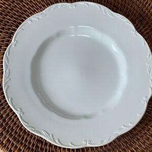 Elegant White Dinner Plate
